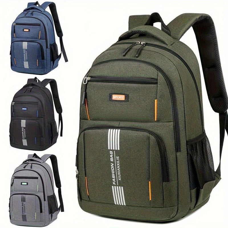 Sustainable Men&#39;s Backpack With Comfortable Straps And Multiple Compartments