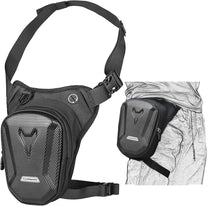 Tactical Motorcycle Thigh Bag With Waterproof EVA Shell And Expandable Storage