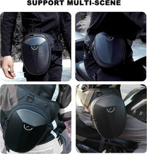 Tactical Motorcycle Thigh Bag With Waterproof EVA Shell And Expandable Storage