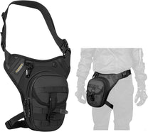 Tactical Motorcycle Thigh Bag With Waterproof EVA Shell And Expandable Storage