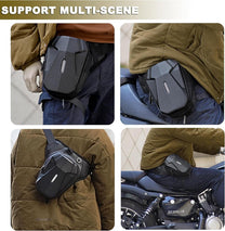 Tactical Motorcycle Thigh Bag With Waterproof EVA Shell And Expandable Storage