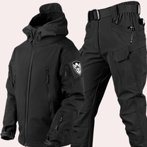 Tactical Outdoor Set For Men With Adjustable Hood And Multiple Pockets