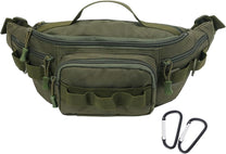 Tactical Waist Bag With Molle System And Six Pockets