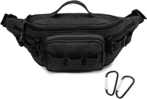 Tactical Waist Bag With Molle System And Six Pockets