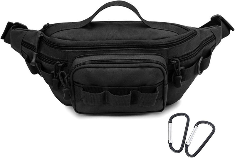 Tactical Waist Bag With Molle System And Six Pockets