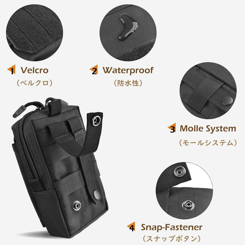 Tactical Waist Pouch With Molle System And Multiple Pockets - Buy 1 Get 1 Free