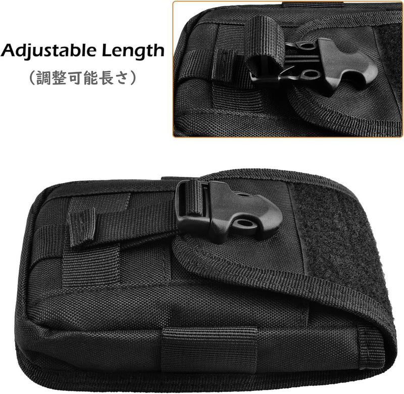 Tactical Waist Pouch With Molle System And Multiple Pockets - Buy 1 Get 1 Free