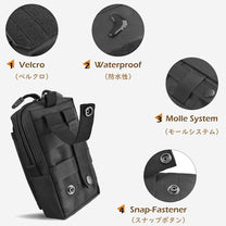 Tactical Waist Pouch With Molle System And Multiple Pockets - Buy 1 Get 1 Free