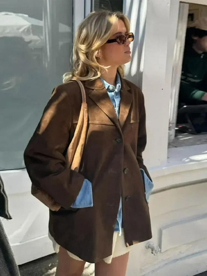 Tailored Autumn Jacket With Insulating Material For Women