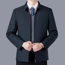 Tailored Detachable Liner Jacket for Business Casual Wear