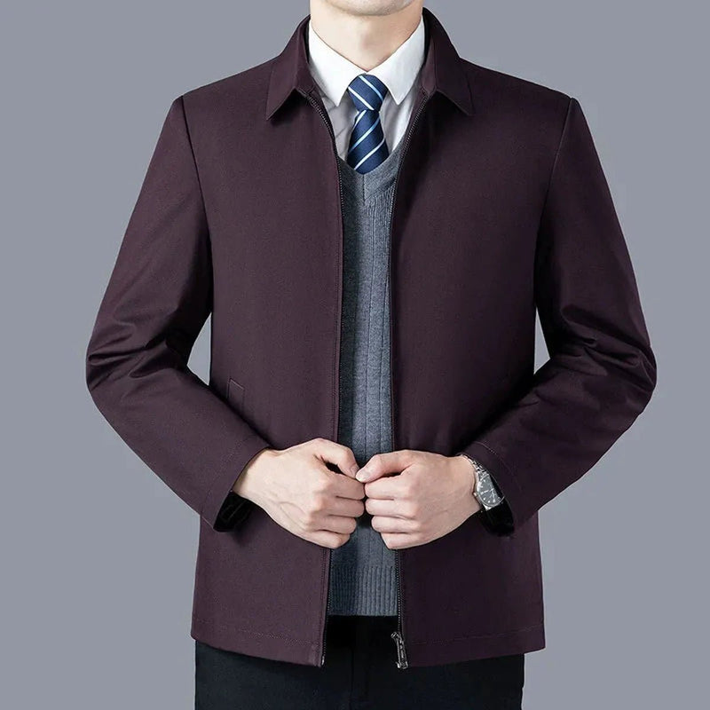 Tailored Detachable Liner Jacket for Business Casual Wear