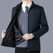 Tailored Detachable Liner Jacket for Business Casual Wear