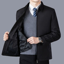 Tailored Detachable Liner Jacket for Business Casual Wear