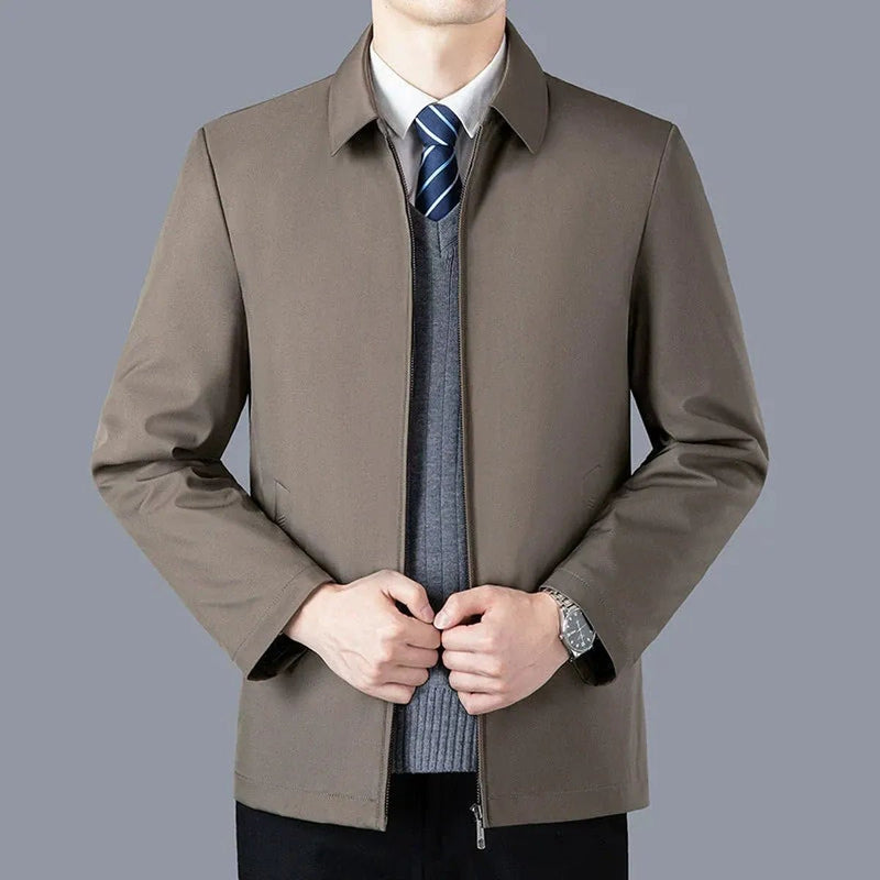 Tailored Detachable Liner Jacket for Business Casual Wear