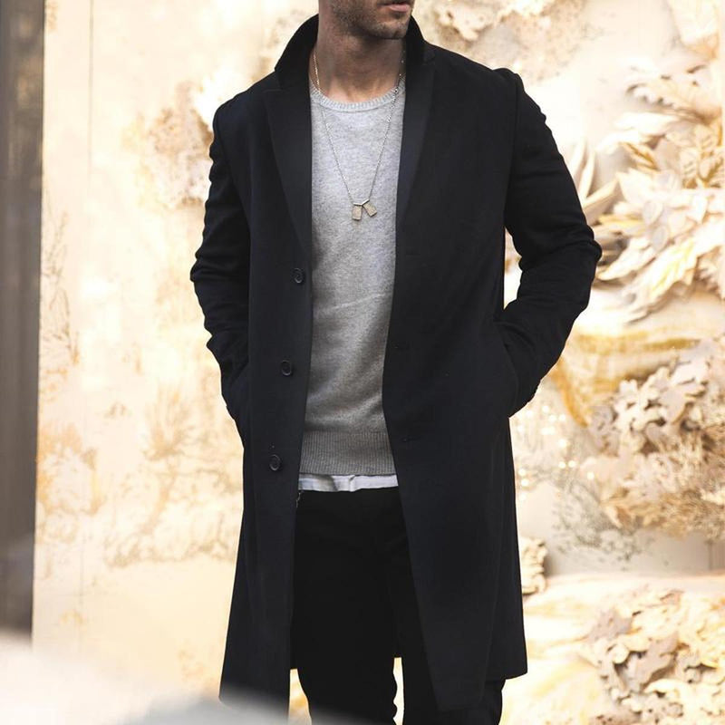 Tailored Fit Classic Trench Coat With Hidden Buttons