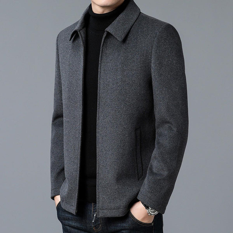 Tailored Fit Wool Blend Jacket For Men