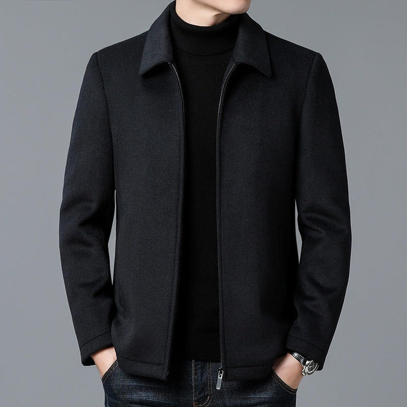Tailored Fit Wool Blend Jacket For Men