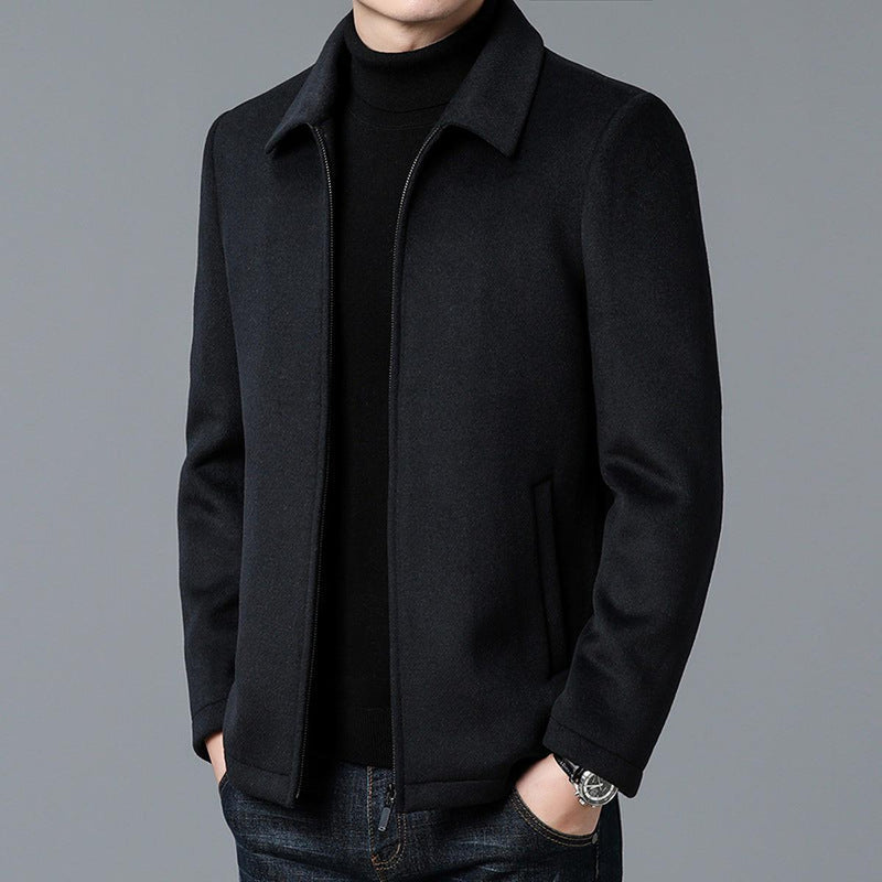 Tailored Fit Wool Blend Jacket For Men