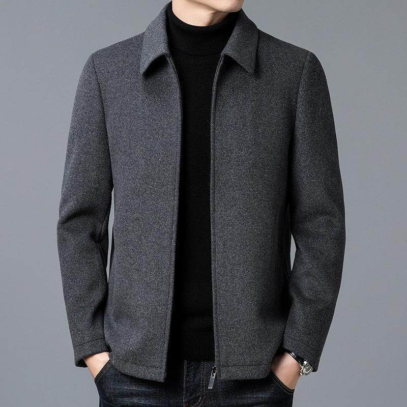 Tailored Fit Wool Blend Jacket For Men