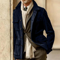 Tailored Soft Brushed Jacket With Structured Fit