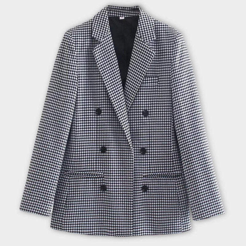 Tailored Women&#39;s Blazer With Lapel Collar
