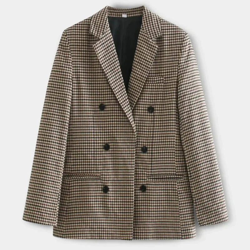 Tailored Women&#39;s Blazer With Lapel Collar