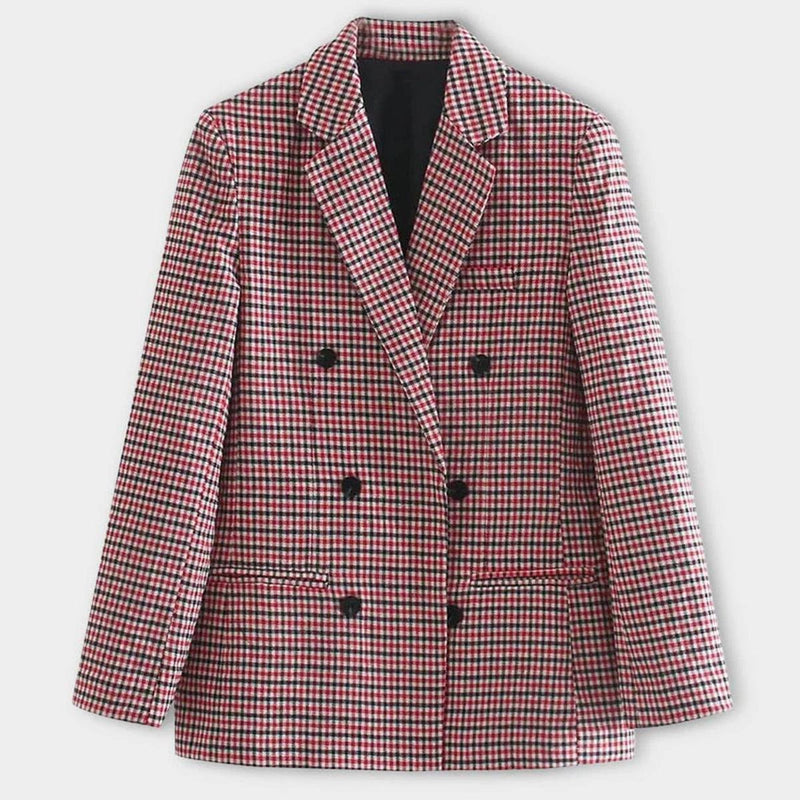 Tailored Women&#39;s Blazer With Lapel Collar