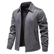 Tailored Wool Blend Zip Jacket for Men