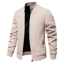 Textured Knit Slim Fit Bomber Jacket