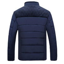 Textured Quilted Jacket With Plush Lining For Men