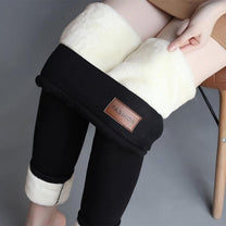 Thermal Fleece Lined High Waist Leggings for Women