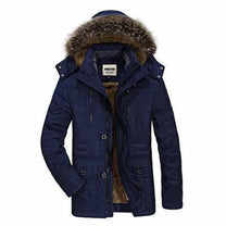 Thick Hooded Outdoor Coat for Men