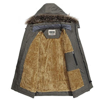 Thick Hooded Outdoor Coat for Men