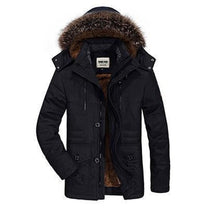 Thick Hooded Outdoor Coat for Men