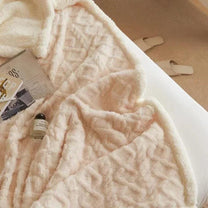 Thick Winter Wool Blanket Fleece Machine Washable