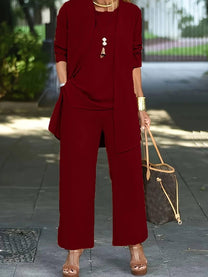 Three-Piece Women&#39;s Comfort And Style Set