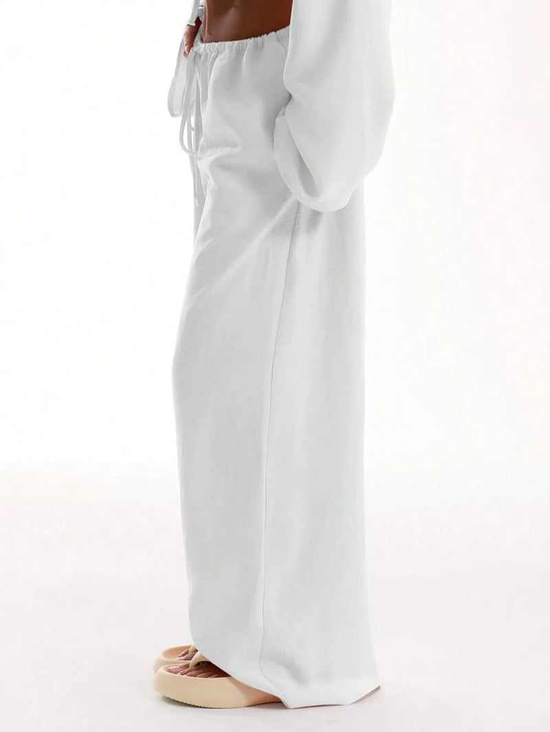 Tie- Front Beach Trousers
