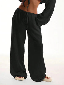 Tie- Front Beach Trousers