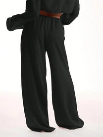 Tie- Front Beach Trousers