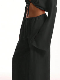 Tie- Front Beach Trousers