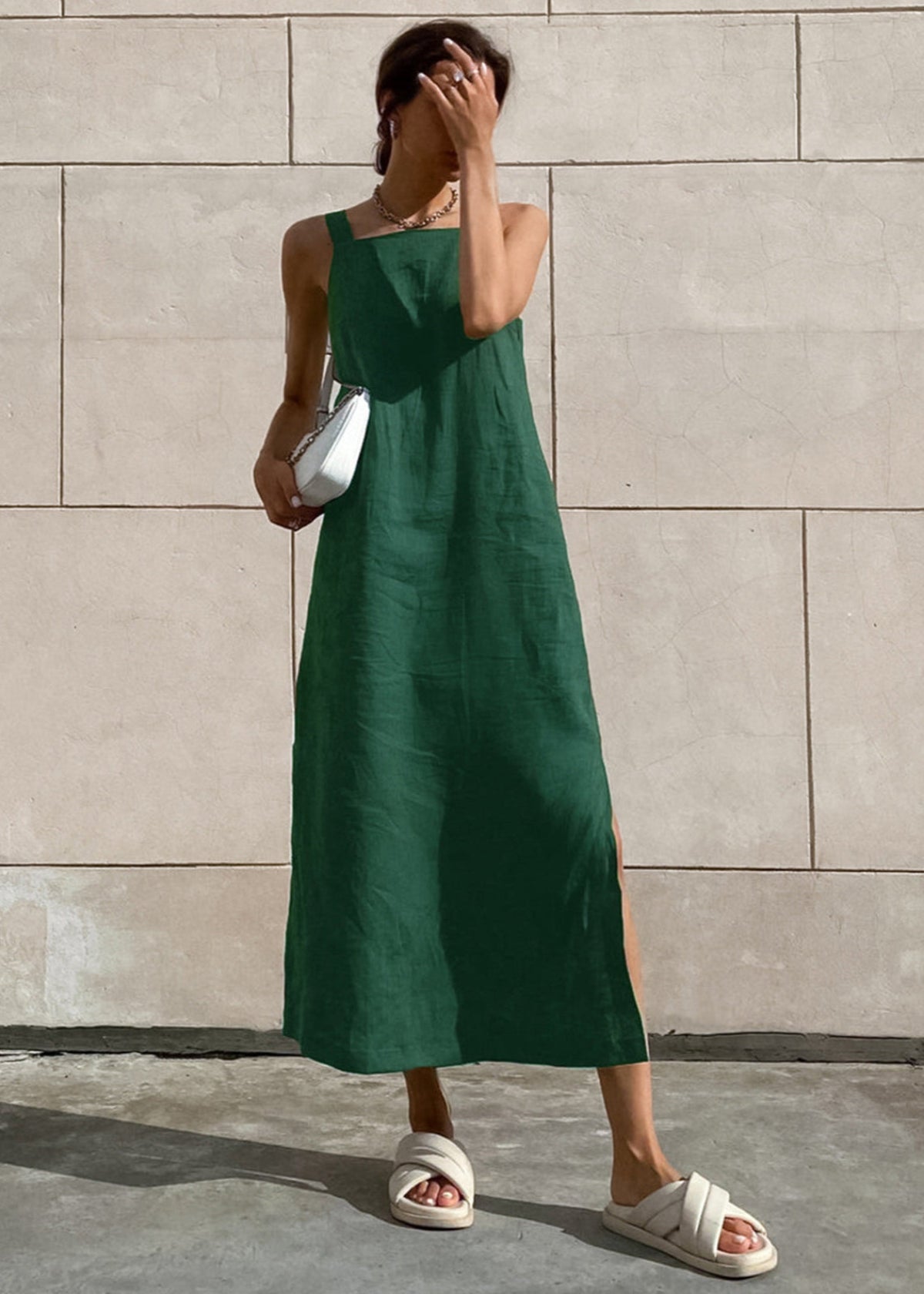 Timeless Square Neck Midi Dress