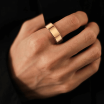 Titanium Health Tracker Ring With Advanced Monitoring