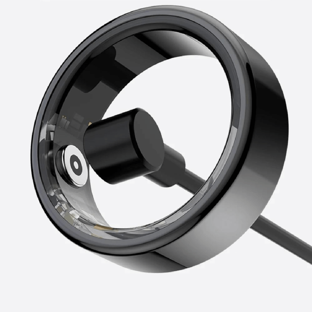 Titanium Health Tracker Ring With Advanced Monitoring