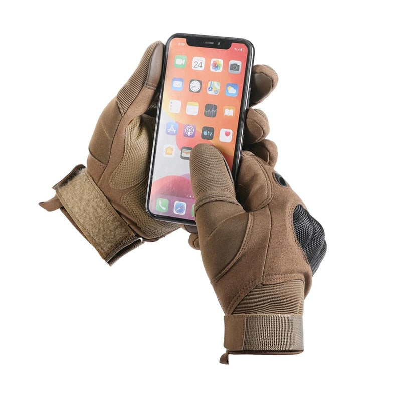 Touchscreen-Compatible Winter Gloves With Adjustable Cuff