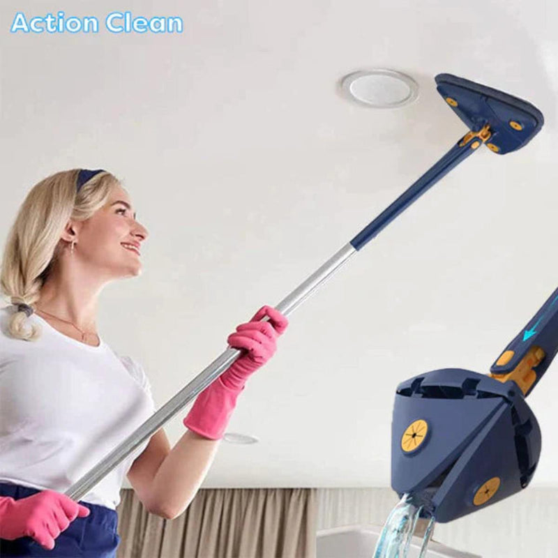 Triangular Flat Mop For Efficient Floor Cleaning