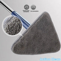 Triangular Flat Mop For Efficient Floor Cleaning