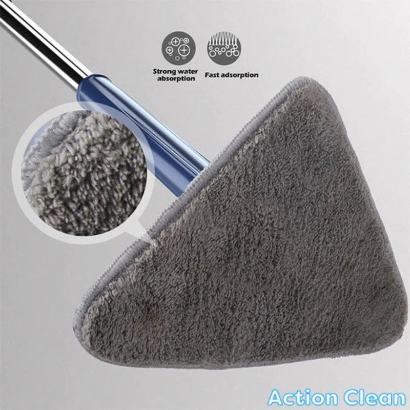 Triangular Flat Mop For Efficient Floor Cleaning