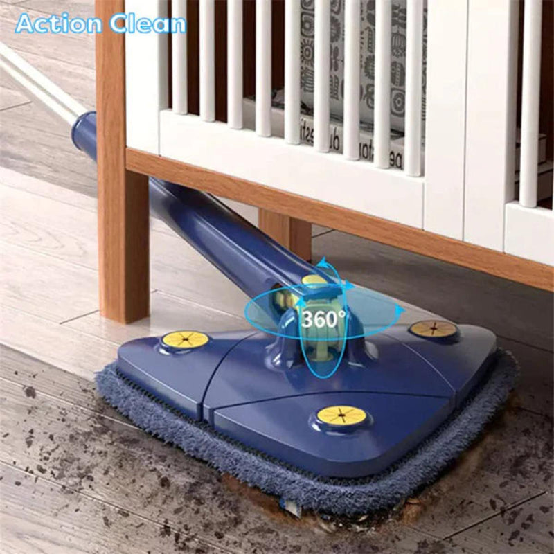 Triangular Flat Mop For Efficient Floor Cleaning