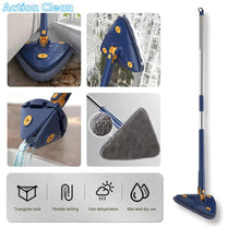 Triangular Flat Mop For Efficient Floor Cleaning
