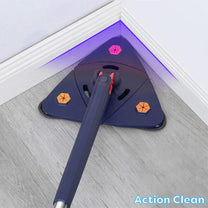Triangular Flat Mop For Efficient Floor Cleaning
